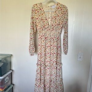 Lost + Wander Floral Long Sleeve Dress